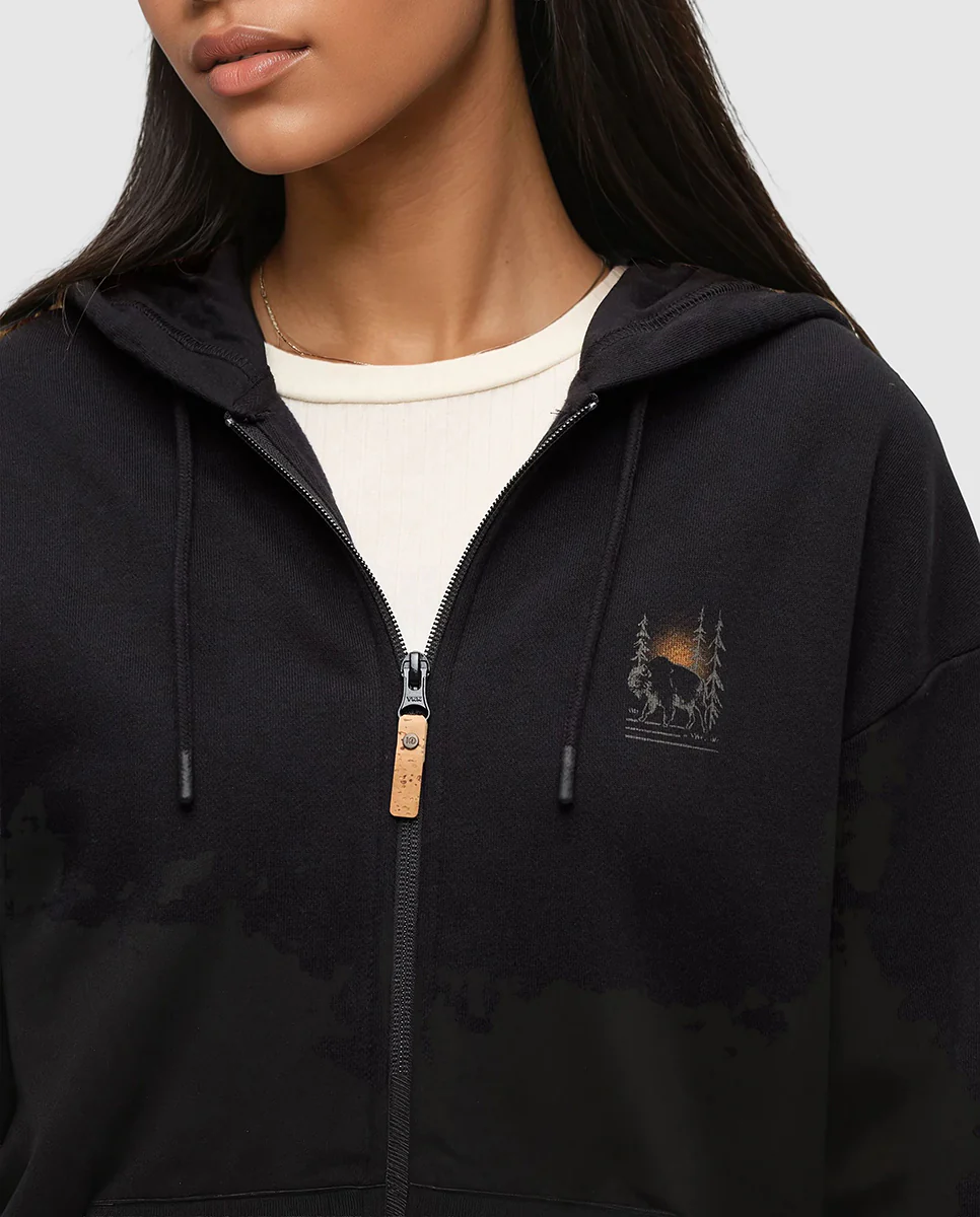 Boreal Bison Full Zip Hoodie - Image 4