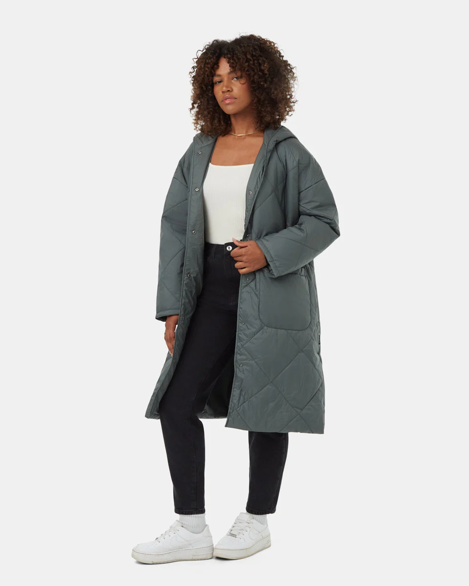 Cloud Shell Quilted Hooded Jacket - Image 2