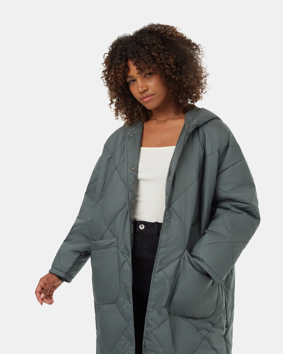 Cloud Shell Quilted Hooded Jacket - Image 5
