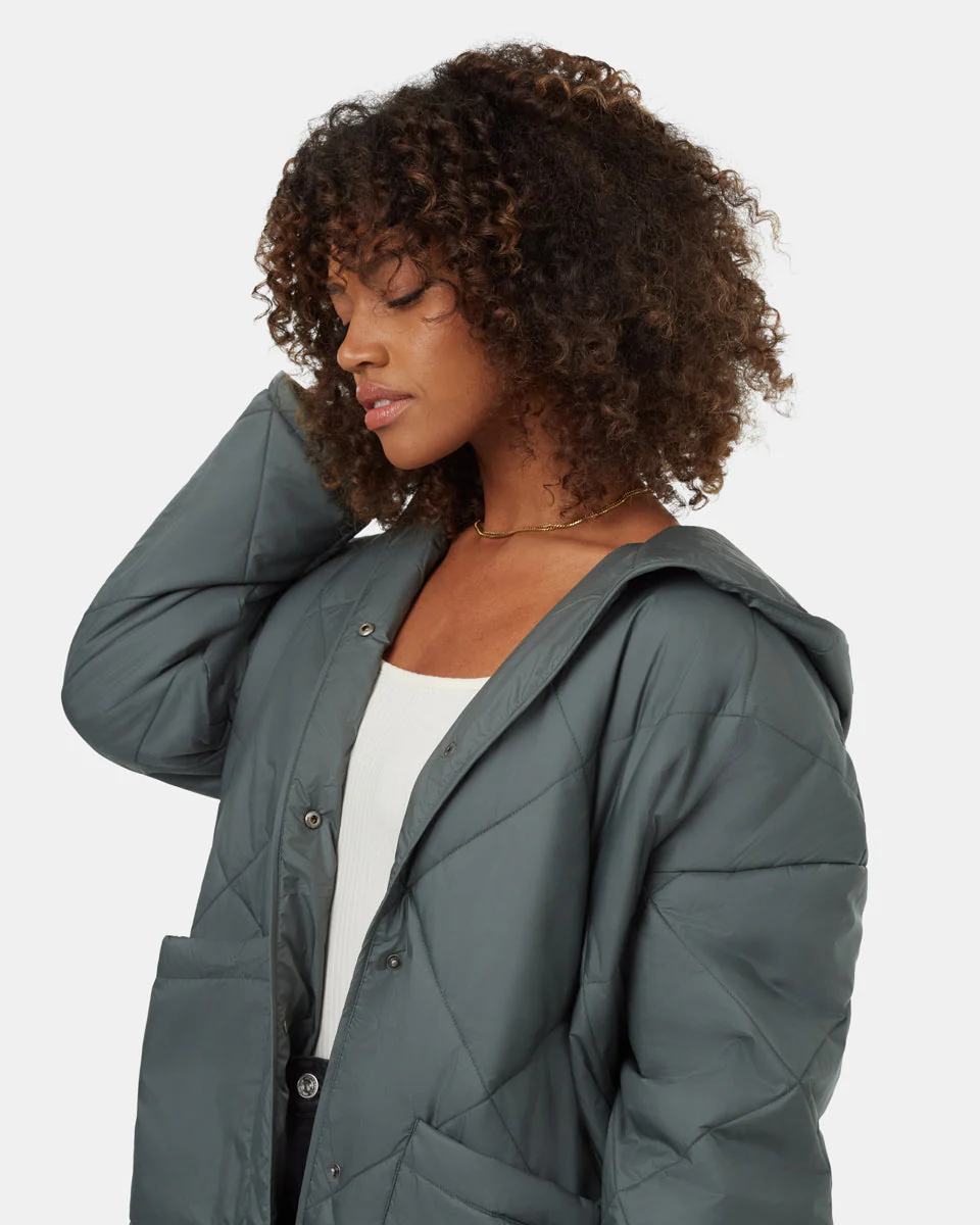Cloud Shell Quilted Hooded Jacket - Image 6
