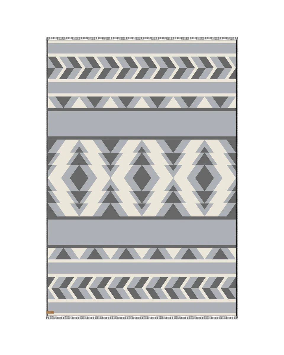 Cotton Geo Blanket Scarf - Image 7