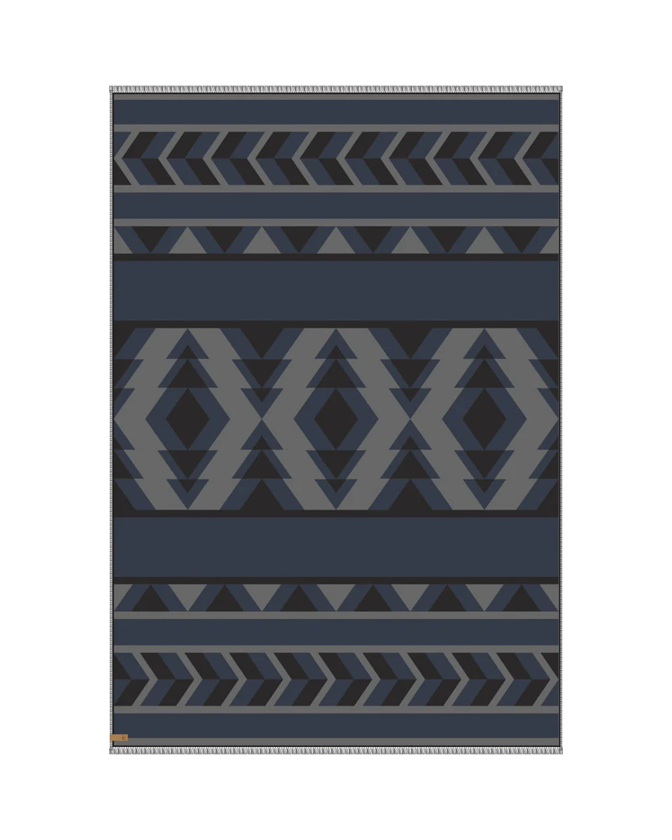 Cotton Geo Blanket Scarf - Image 6