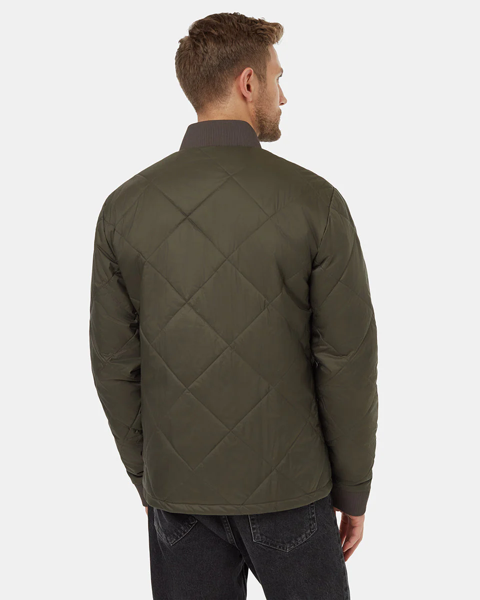 Diamond Padded Bomber Jacket - Image 3