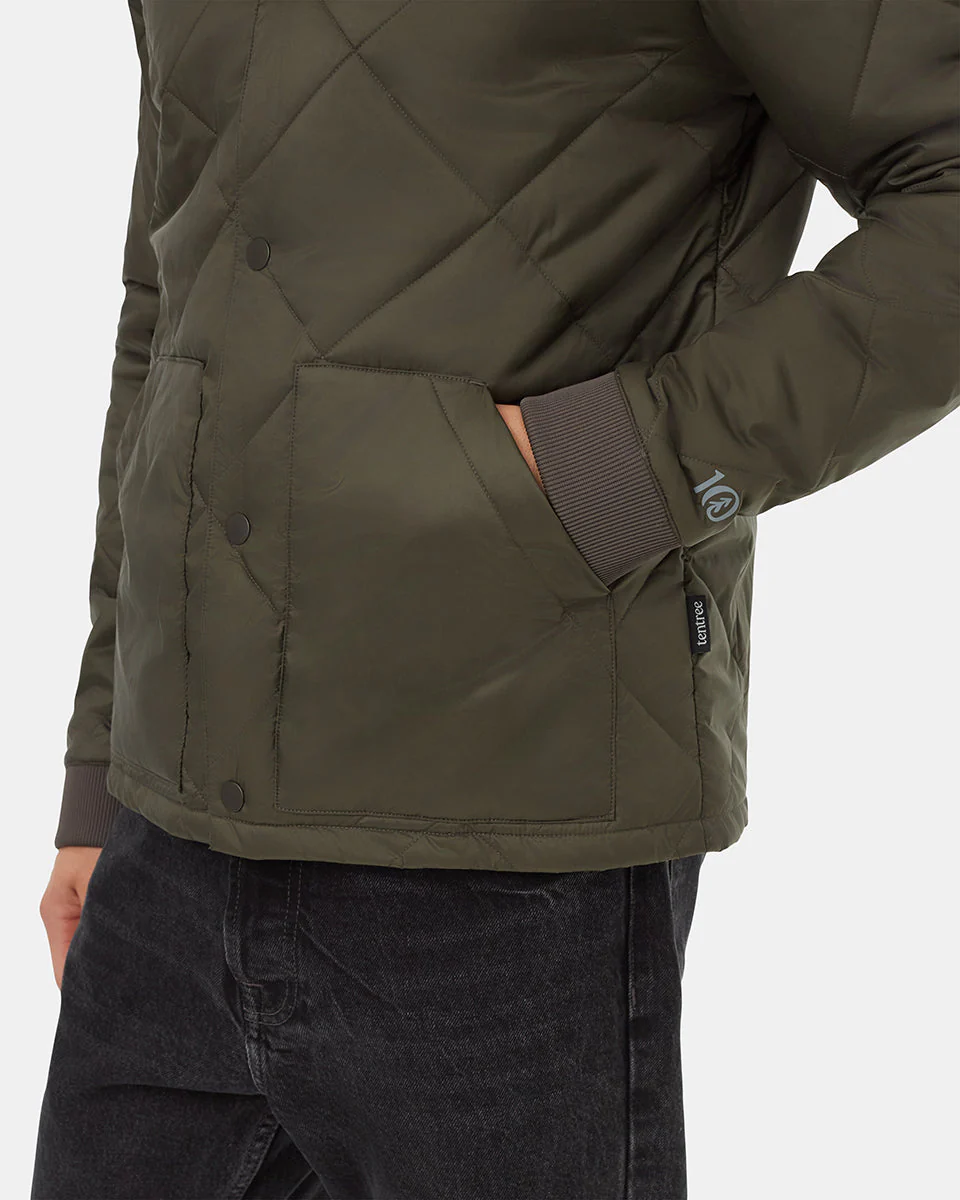 Diamond Padded Bomber Jacket - Image 6
