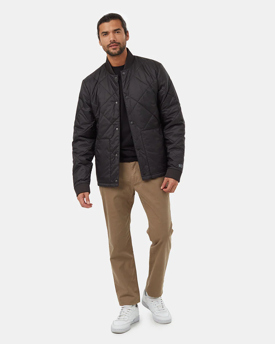 Diamond Padded Bomber Jacket - Image 2