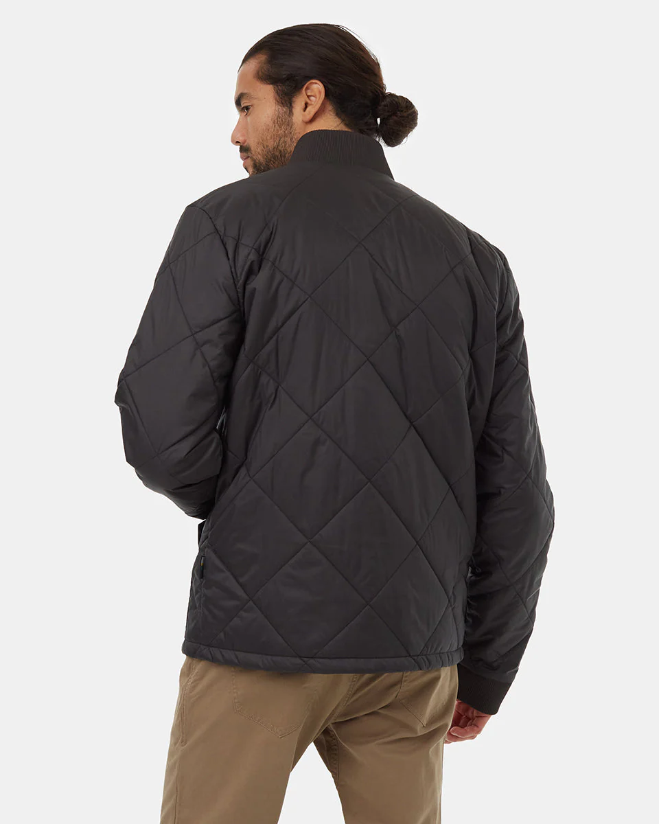 Diamond Padded Bomber Jacket - Image 3
