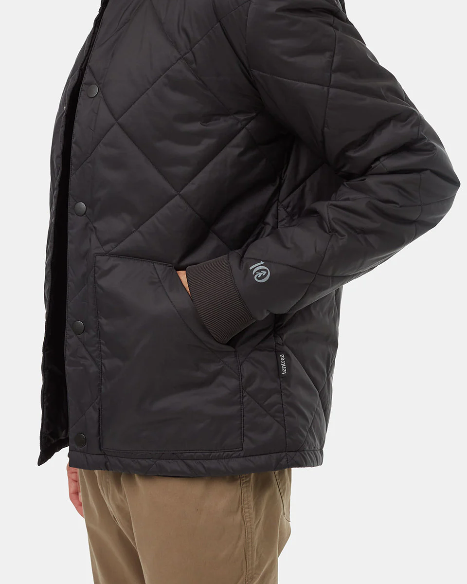 Diamond Padded Bomber Jacket - Image 6