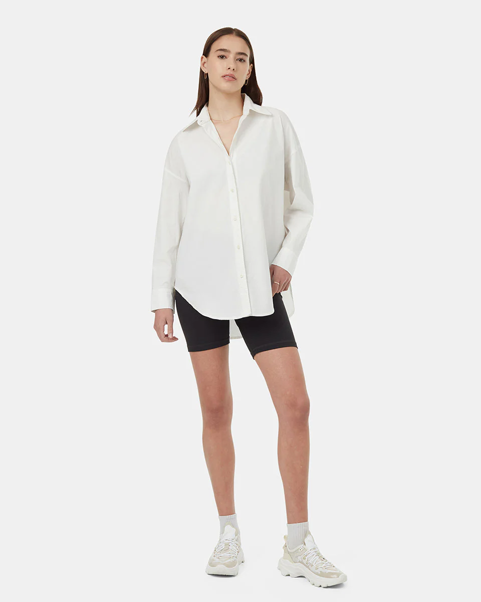 EcoStretch Cotton Oversized Shirt - Image 2