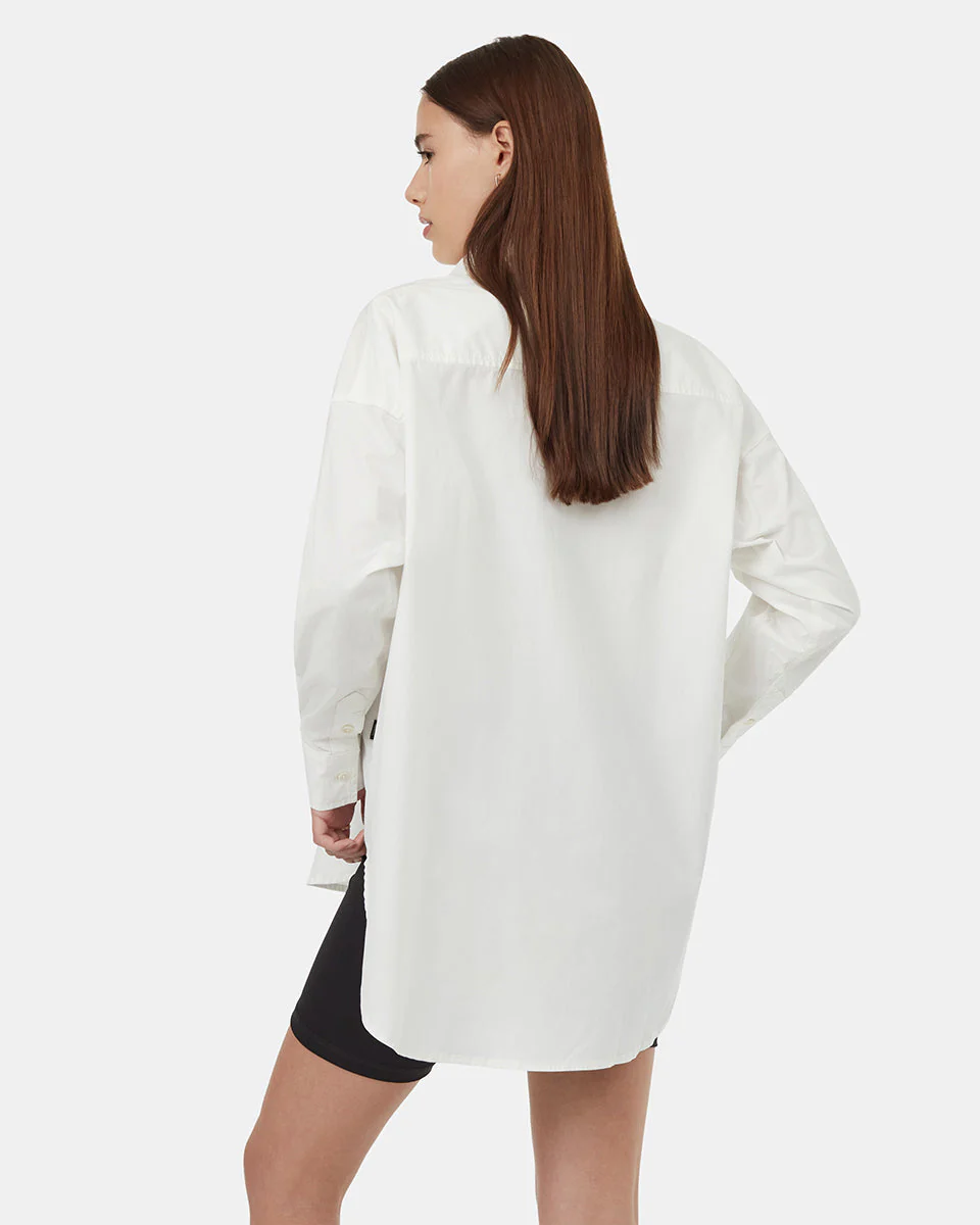 EcoStretch Cotton Oversized Shirt - Image 3