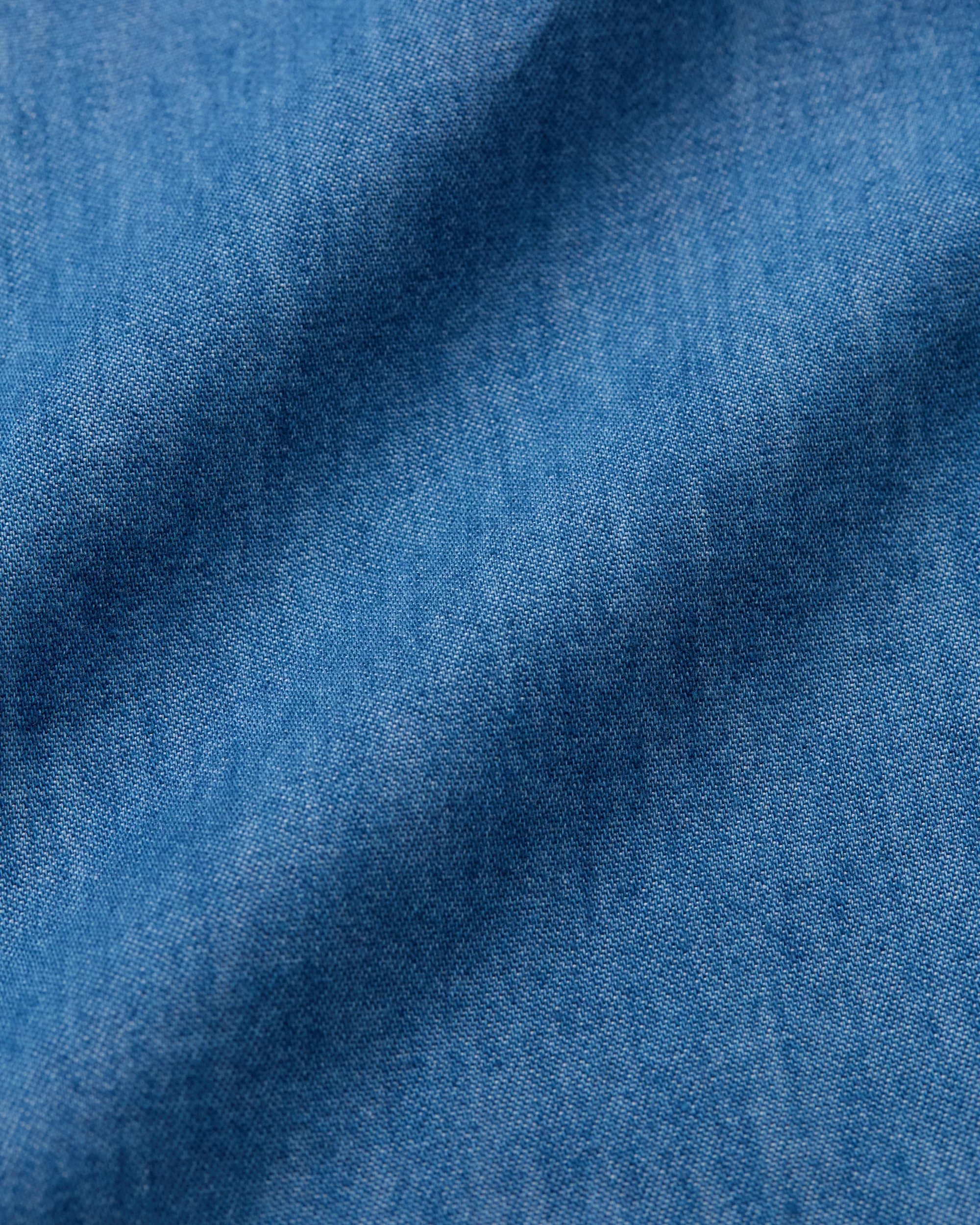 Embroidered Denim Peak Hat - Image 4
