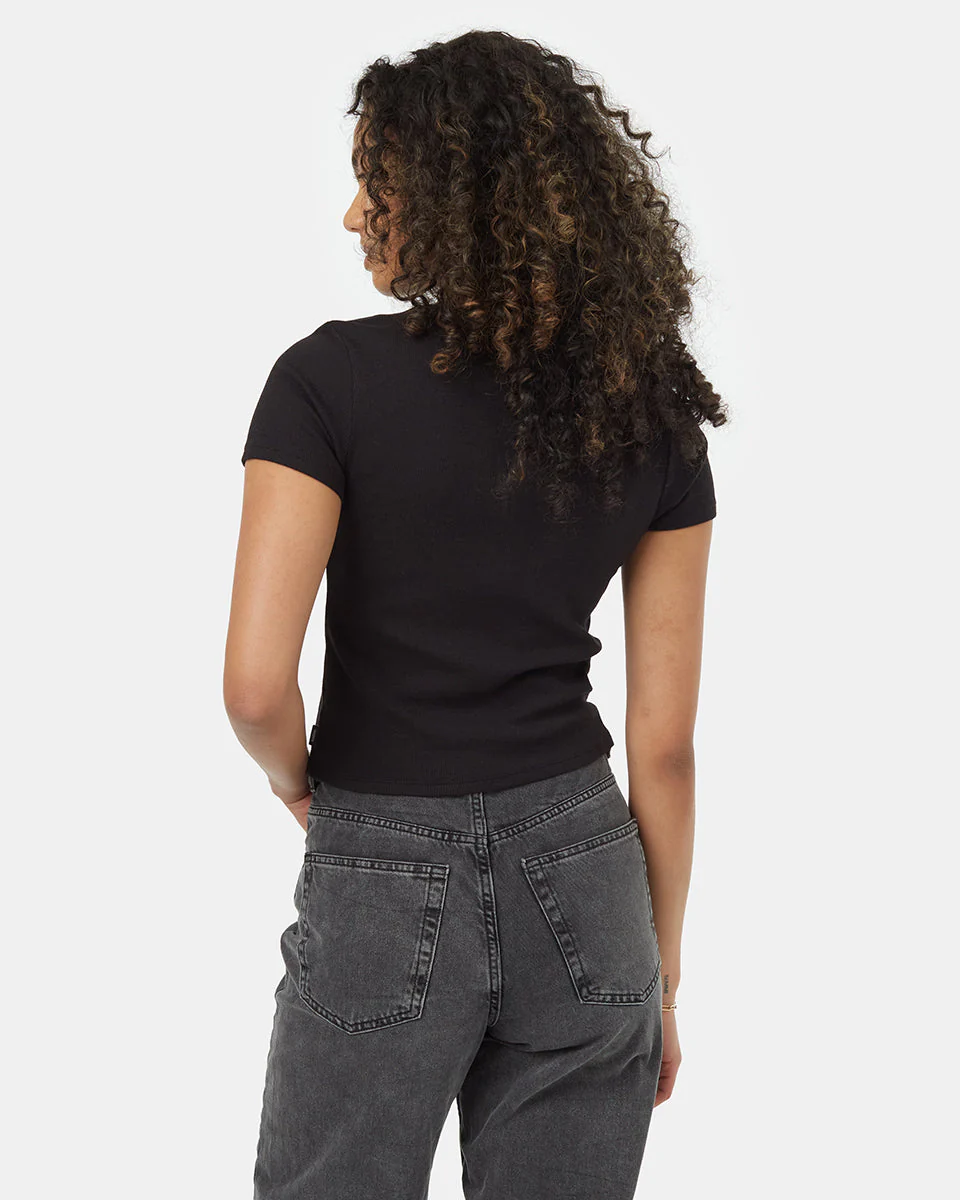 Fitted Rib T-Shirt - Image 3