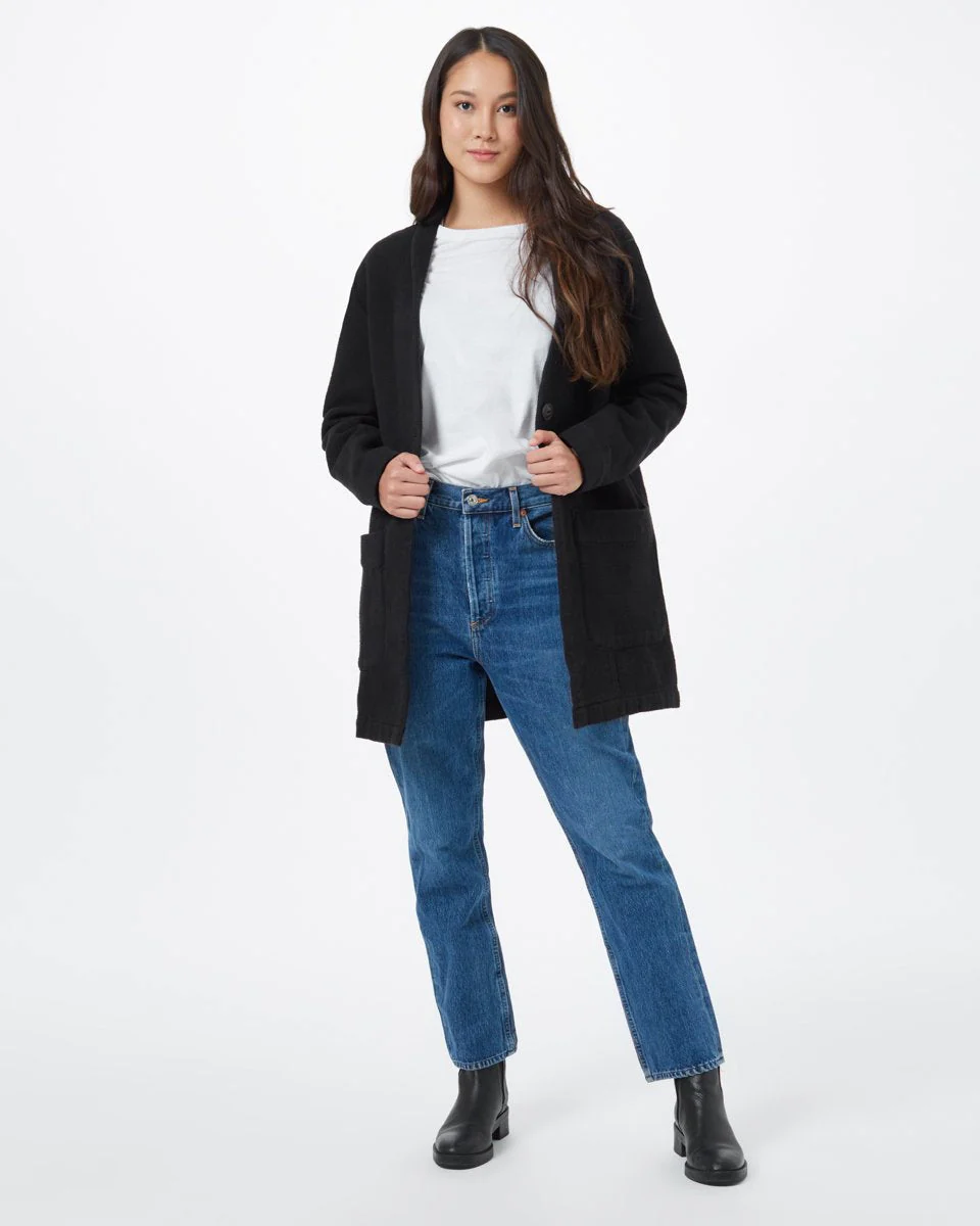 Flannel Cocoon Cardigan - Image 3