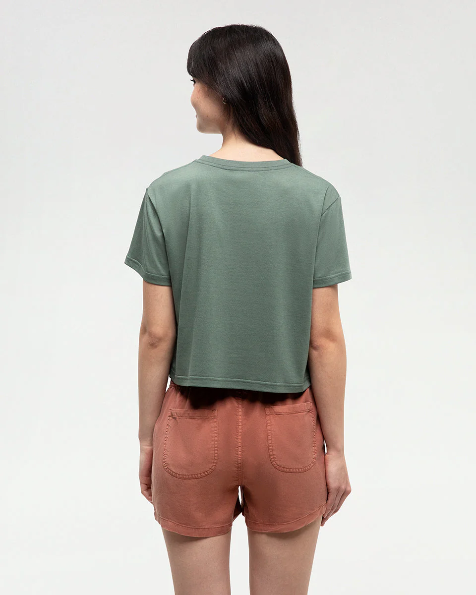 Floral Crop T-Shirt - Image 3