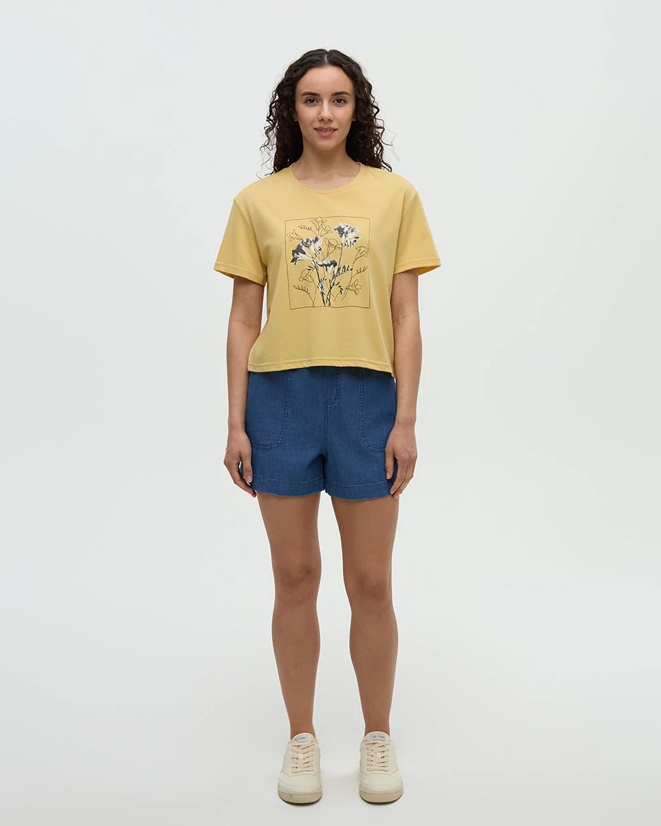 Floral Crop T-Shirt - Image 2