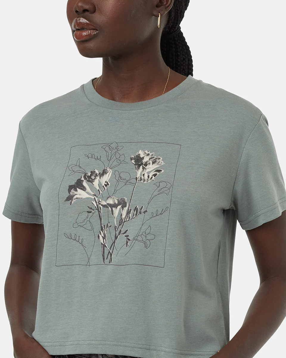 Floral Crop T-Shirt - Image 4