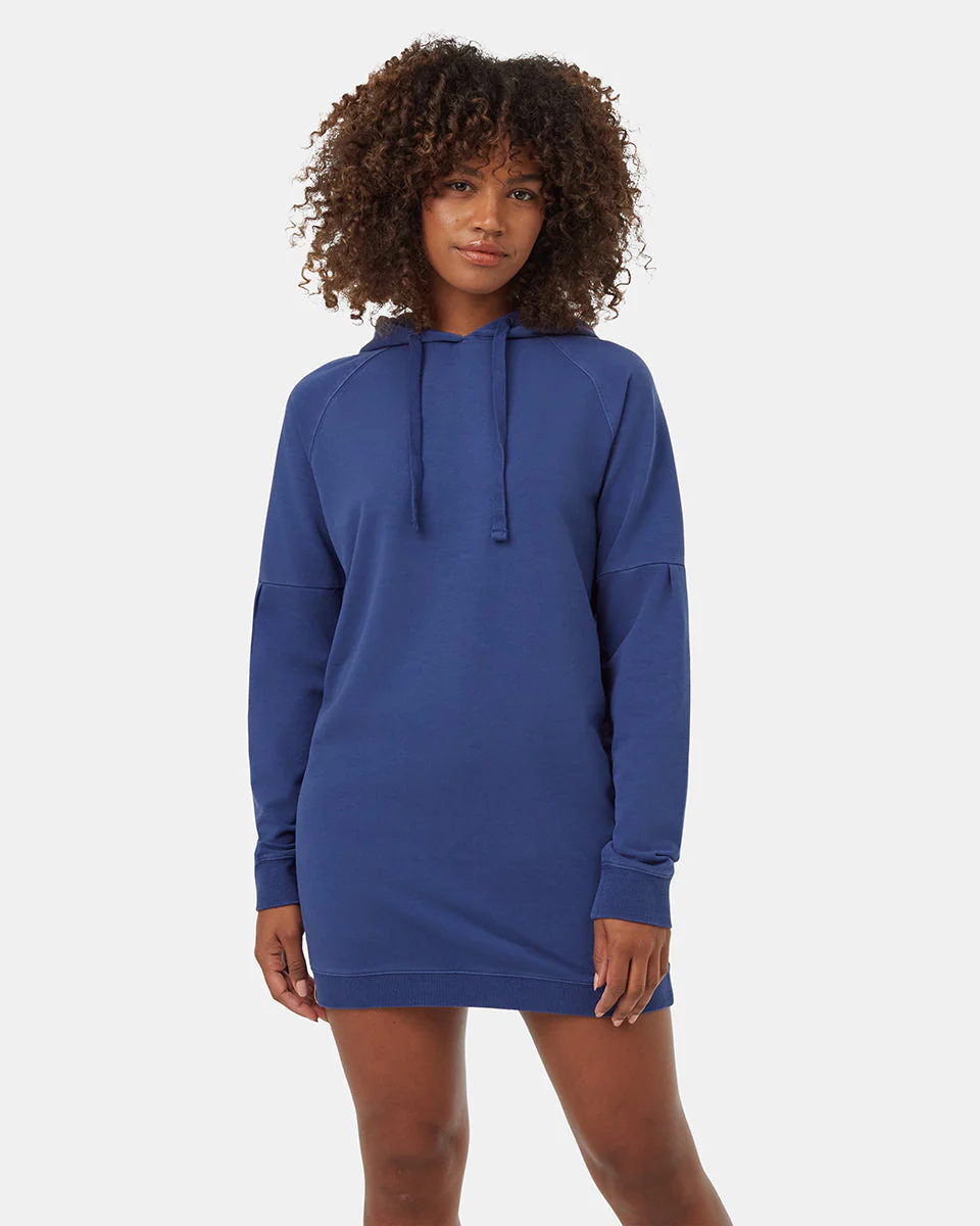 Oversized French Terry Hoodie Dress - Image 2