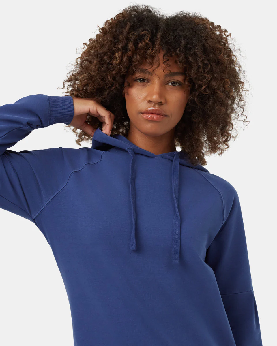 Oversized French Terry Hoodie Dress - Image 4