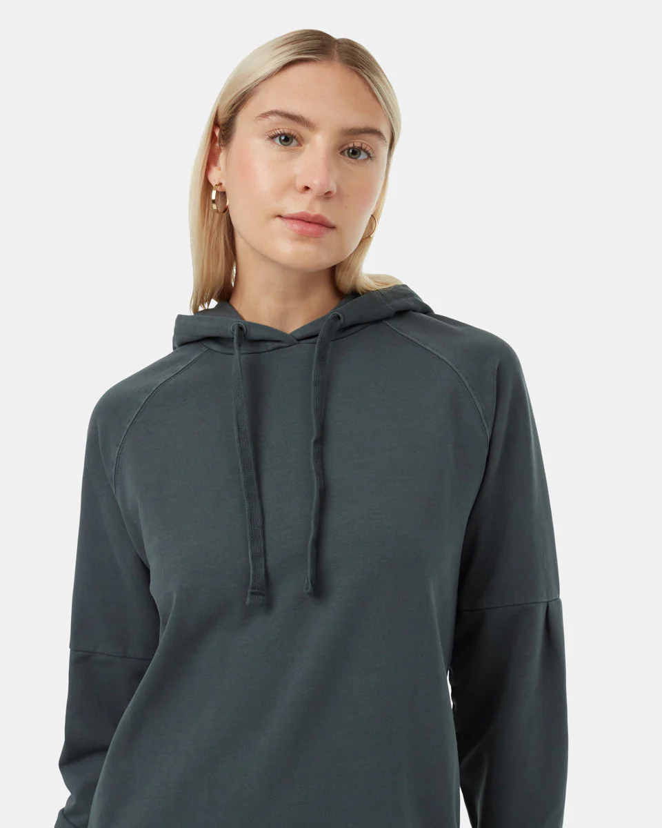 Oversized French Terry Hoodie Dress - Image 4