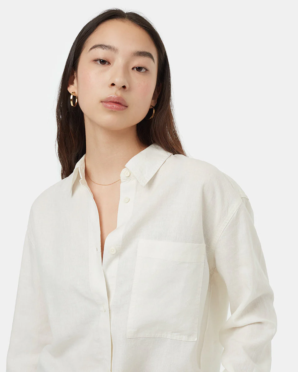 Hemp Button Front Shirt - Image 4