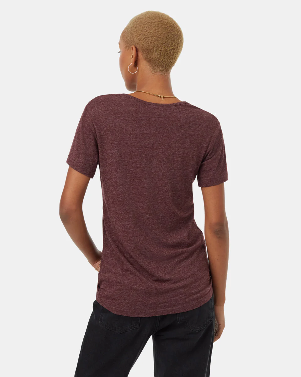 Hemp Scoop Neck T-Shirt - Image 2