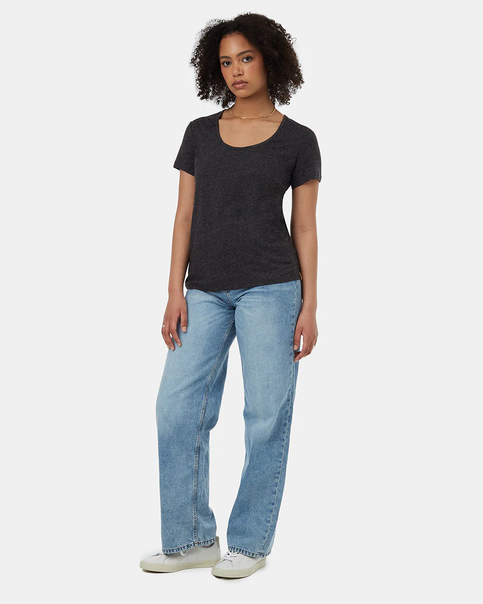 Hemp Scoop Neck T-Shirt - Image 2