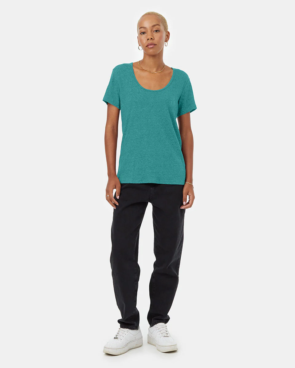 Hemp Scoop Neck T-Shirt - Image 2