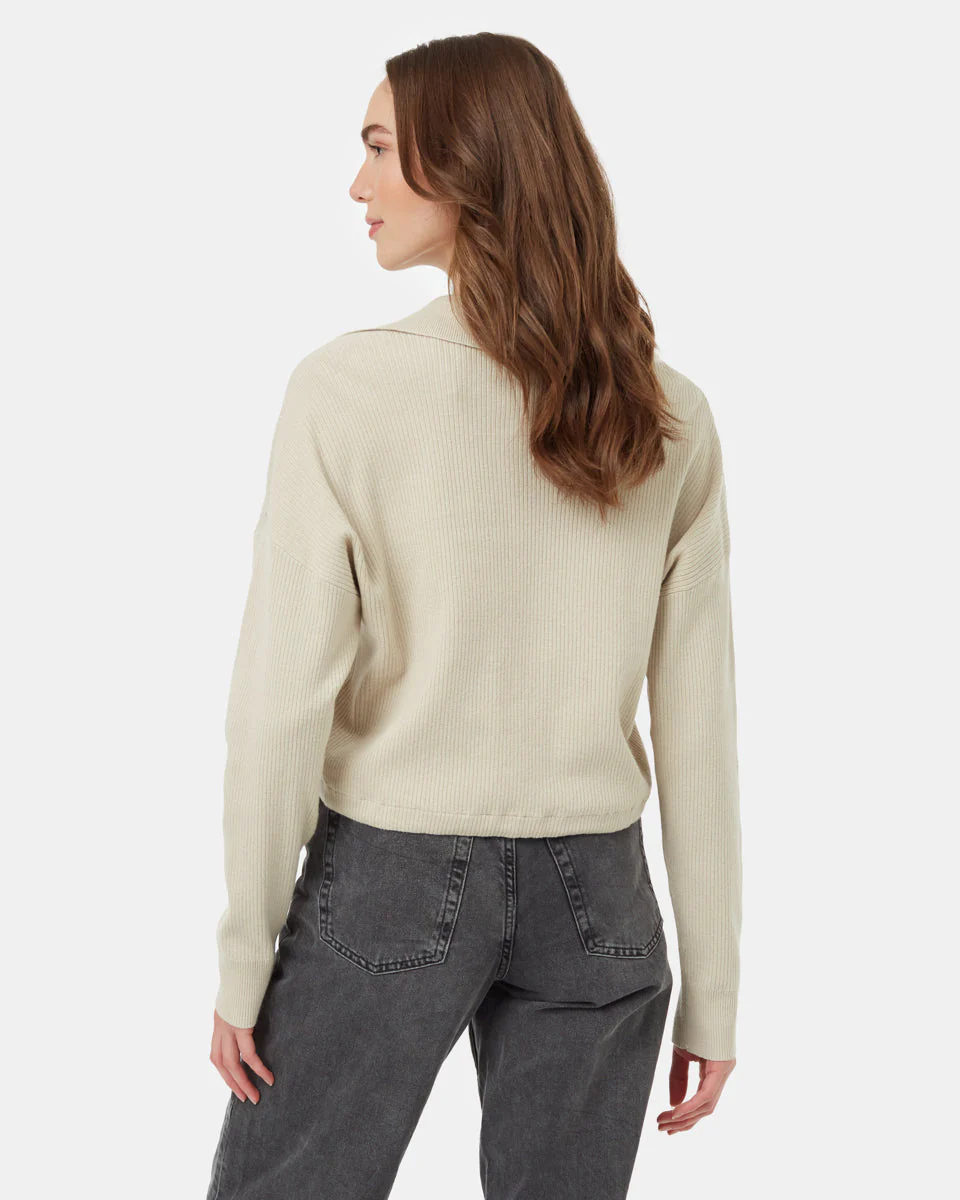Highline Collared Cinch Waist Sweater - Image 3