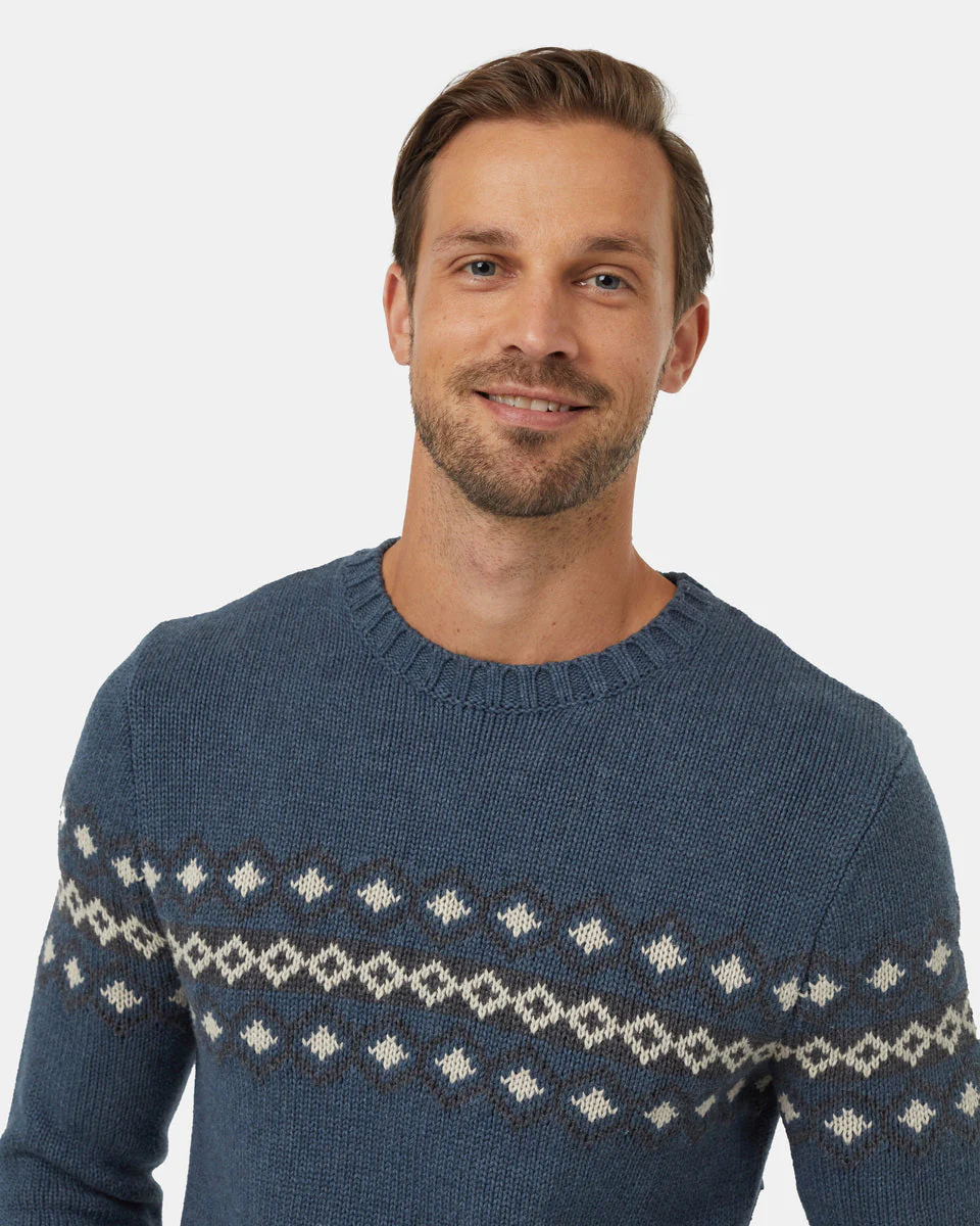 Highline Intarsia Crew Sweater - Image 4