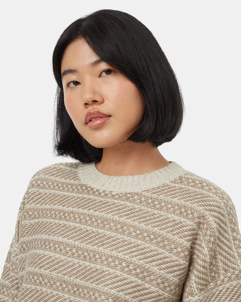 Highline Intarsia Crew Sweater - Image 4
