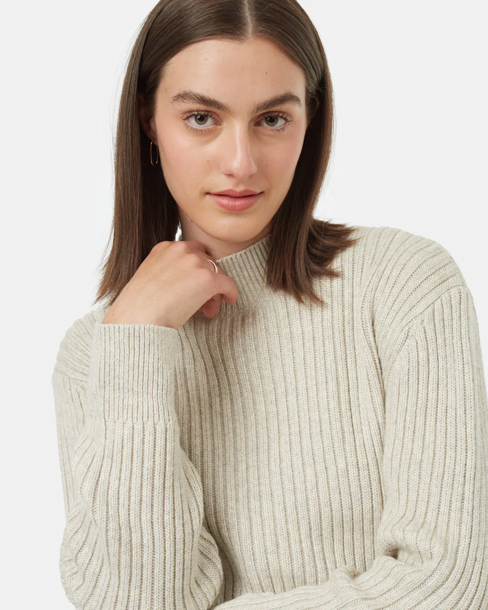 Highline Rib Cropped Mock Neck - Image 4