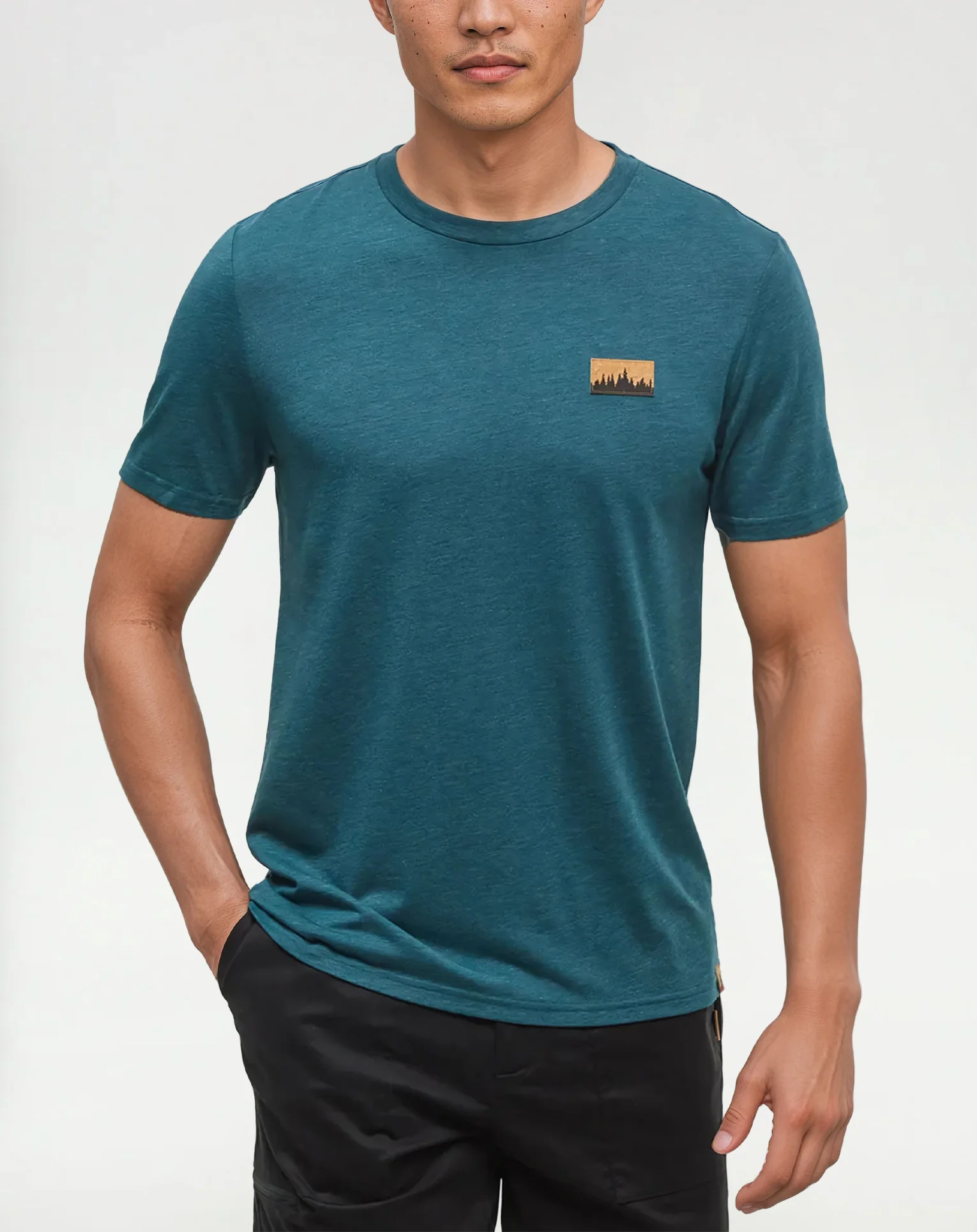Juniper Cork Patch T-Shirt - Image 2