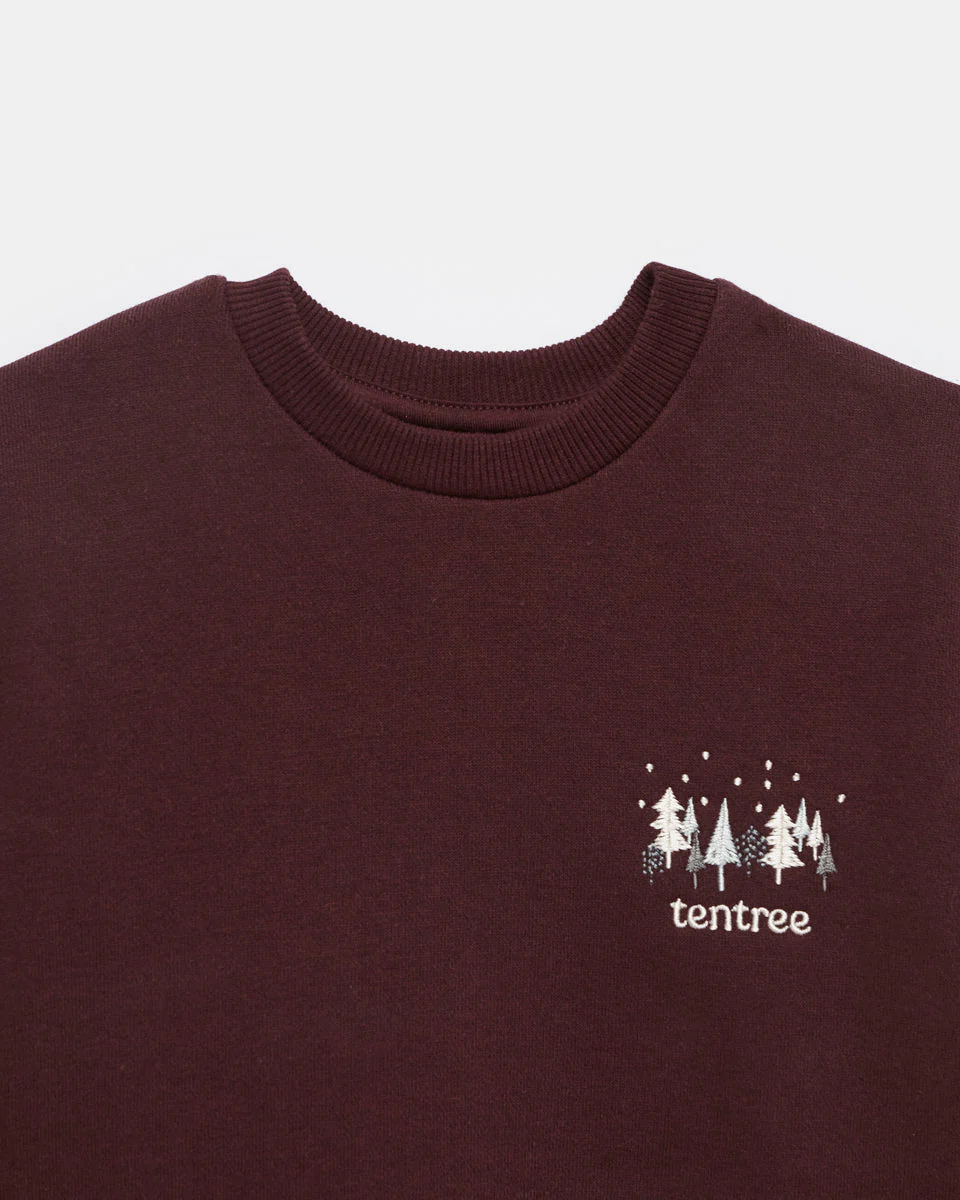 Kids Winter Trees Crew - Image 4