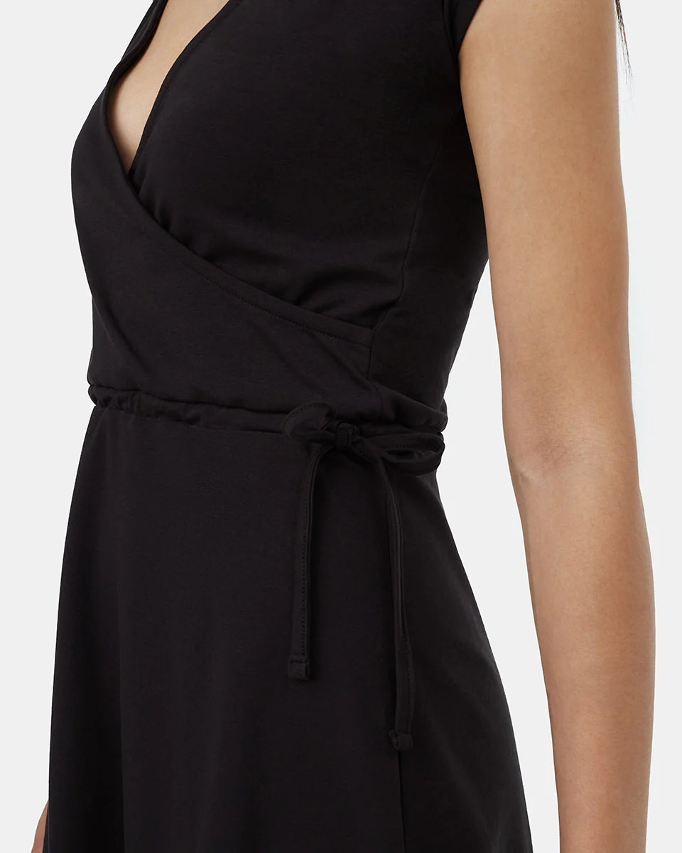 Knit Wrap Dress - Image 5