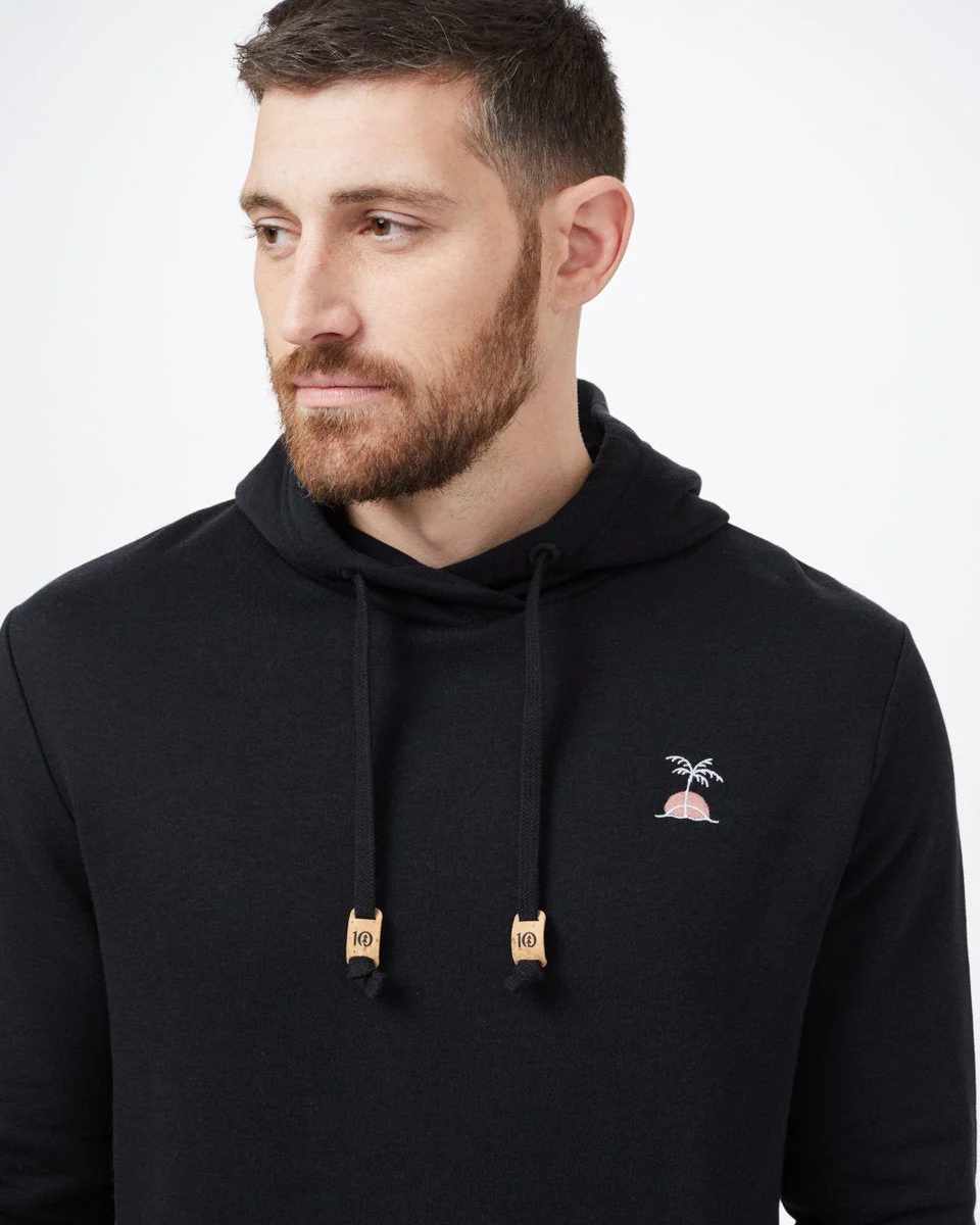 Palm Sunset Embroidery Hoodie - Image 2