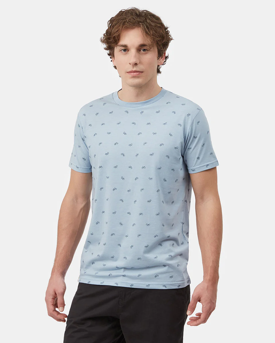 Bike Around Print T-Shirt - Image 2