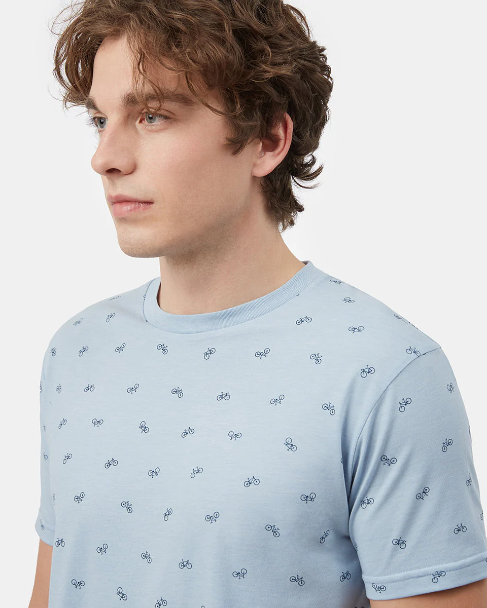 Bike Around Print T-Shirt - Image 5