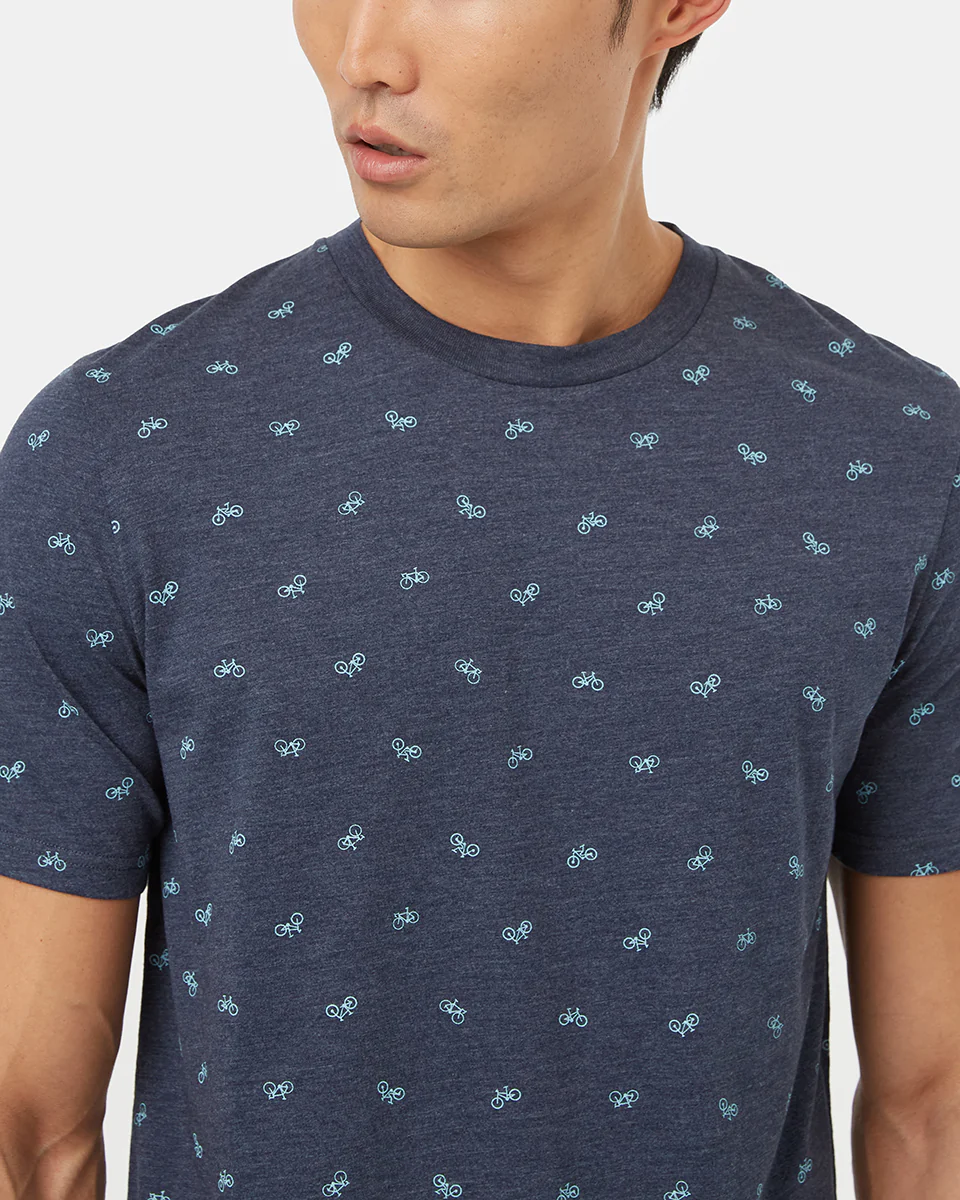 Bike Around Print T-Shirt - Image 4