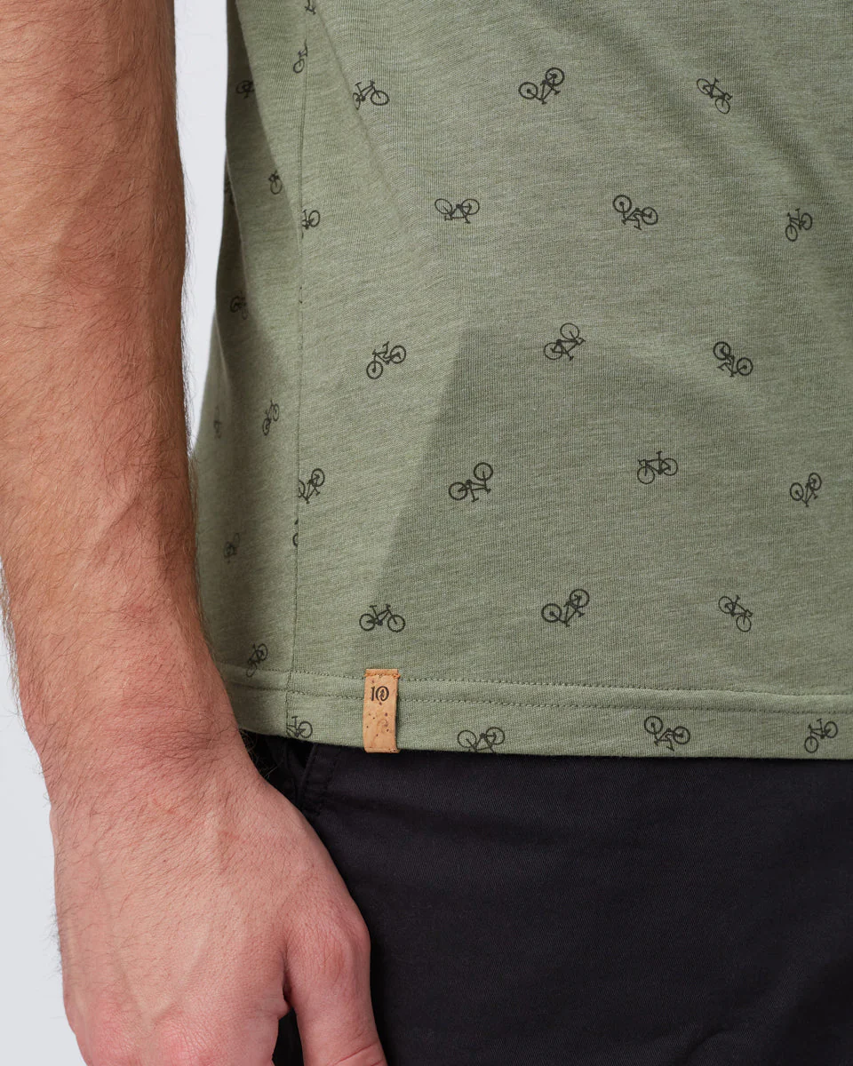 Bike Around Print T-Shirt - Image 3