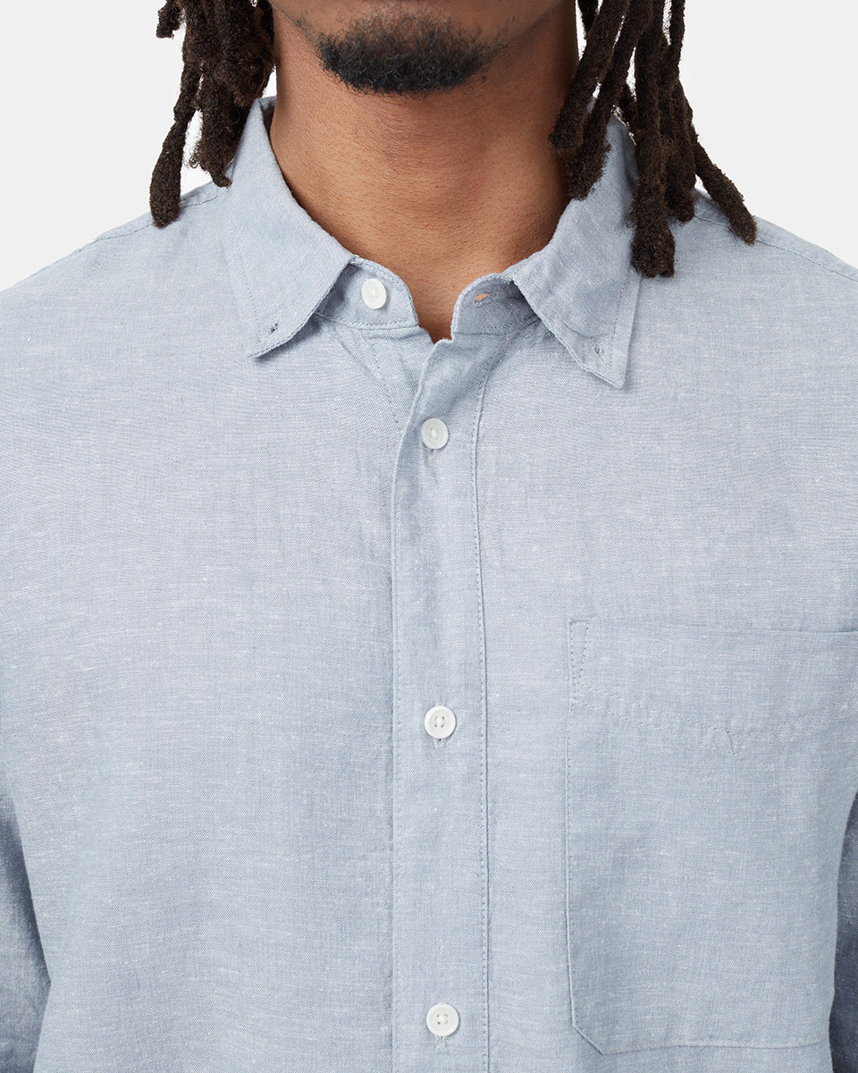 Hemp Button Front Shirt - Image 4