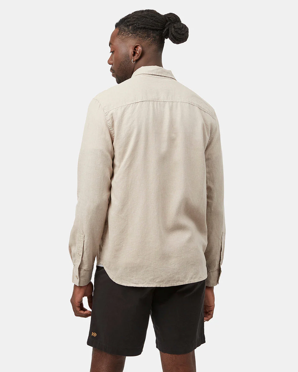 Hemp Button Front Shirt - Image 3