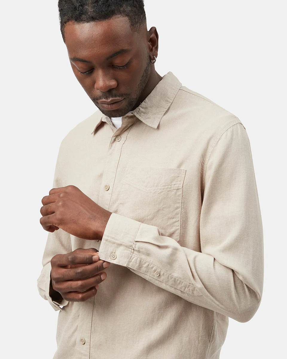 Hemp Button Front Shirt - Image 6