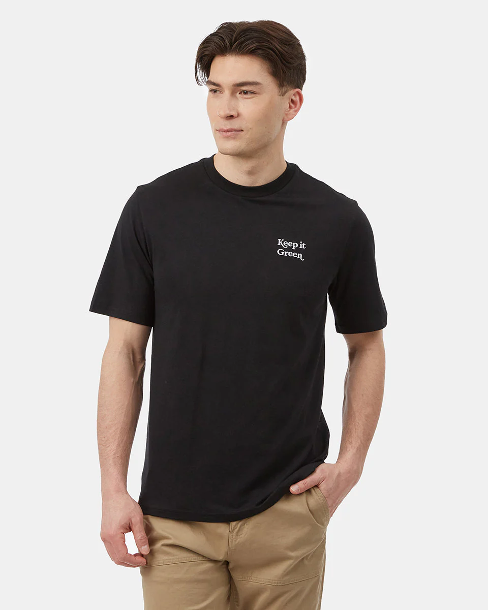 Keep It Green Embroidery T-Shirt - Image 2