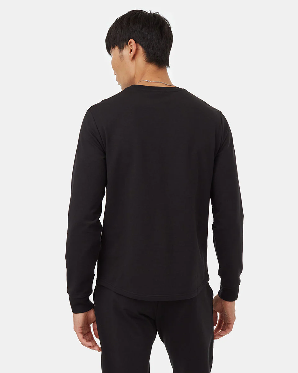 Lounge Shirt Tail Hem Crew - Image 3