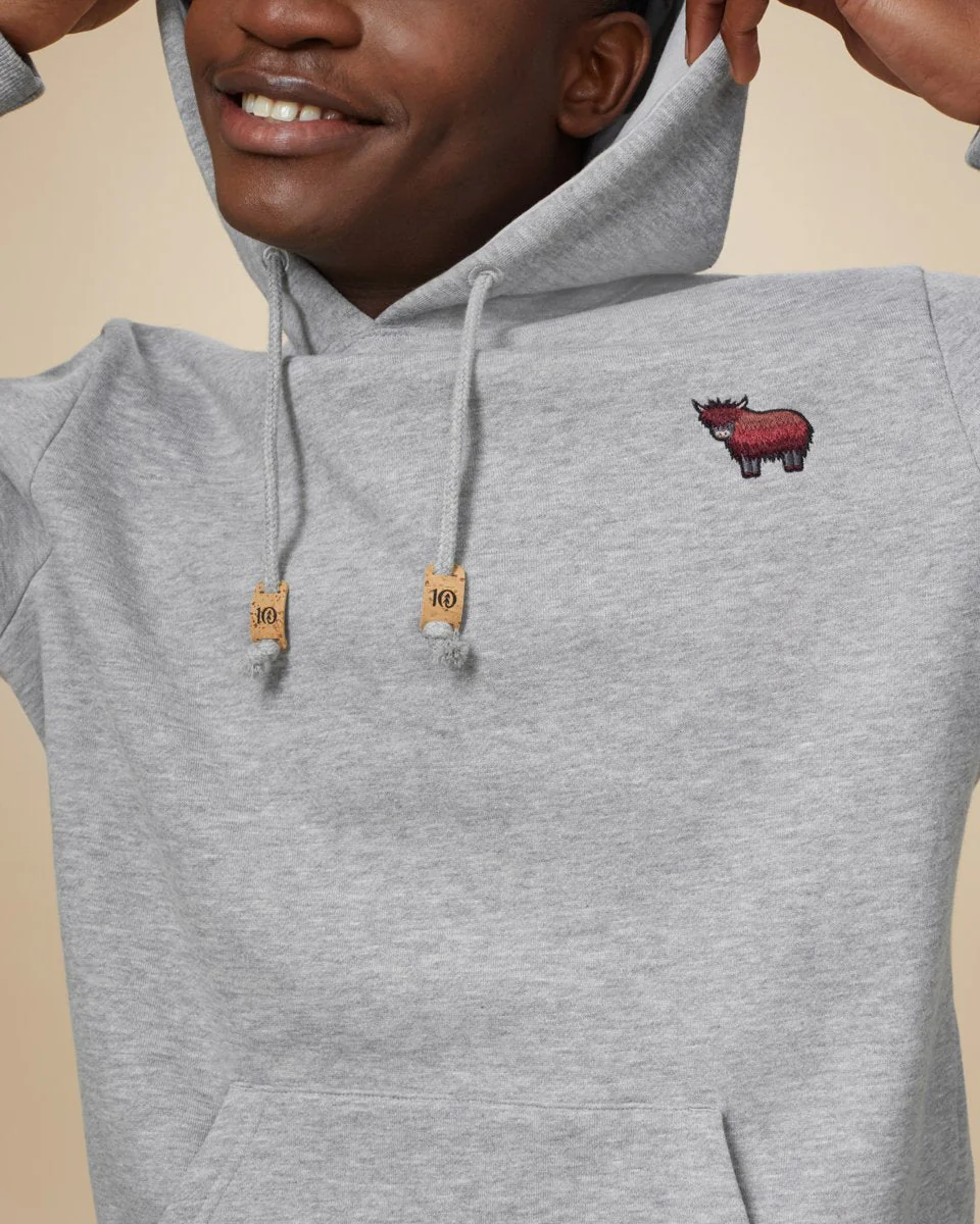 Nepal Embroidered Yak Hoodie - Image 3
