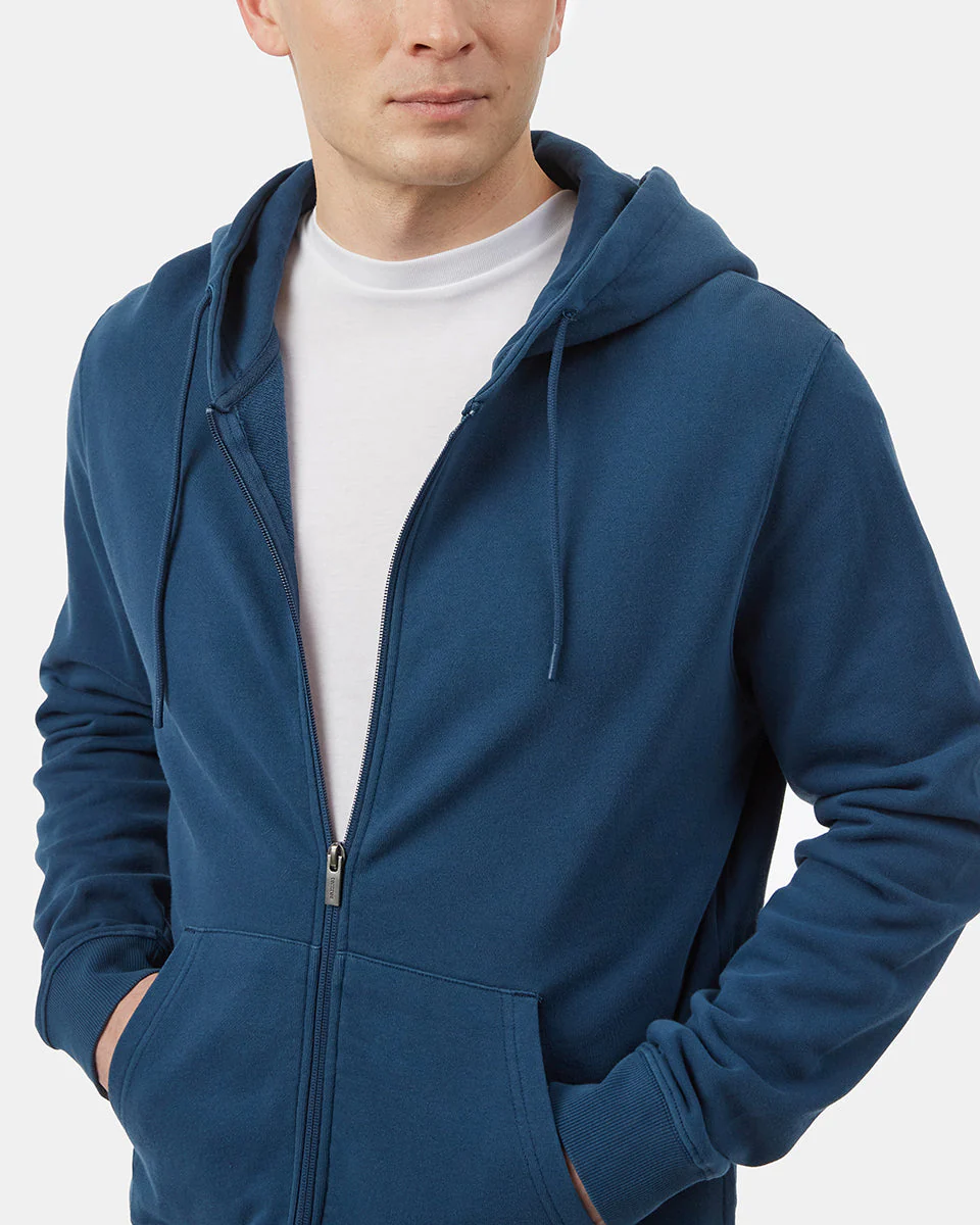 Organic French Terry Full Zip Hoodie - Image 4