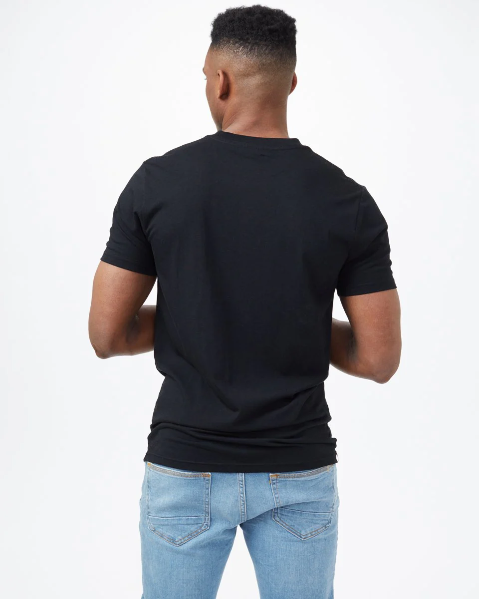 Palm Sunset Embroidery T-Shirt - Image 4