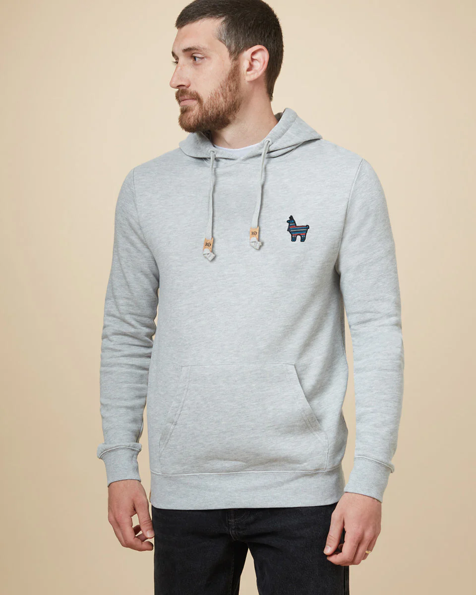 Peru Embroidered Llama Hoodie - Image 2