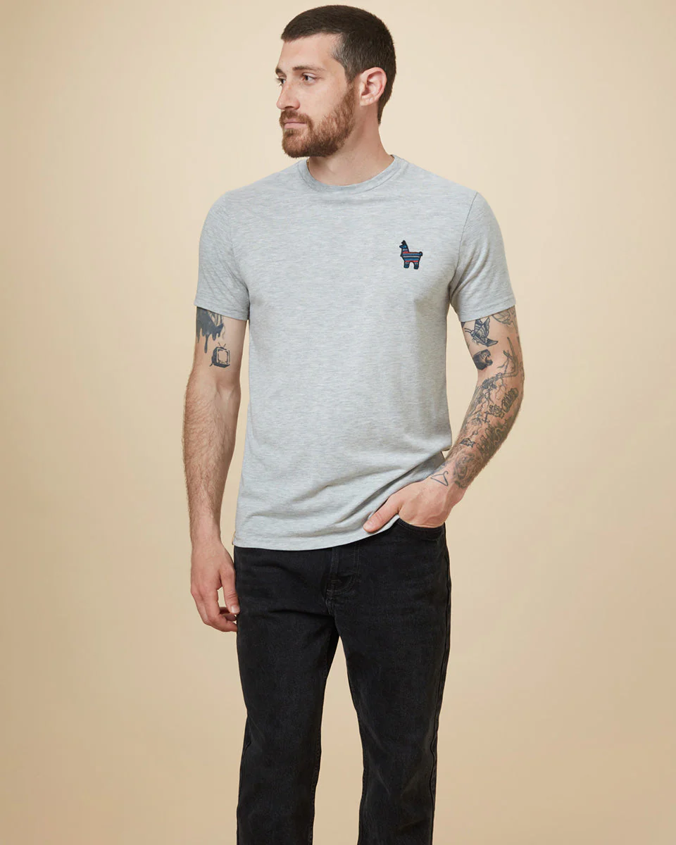 Peru Embroidered Llama T-Shirt - Image 2