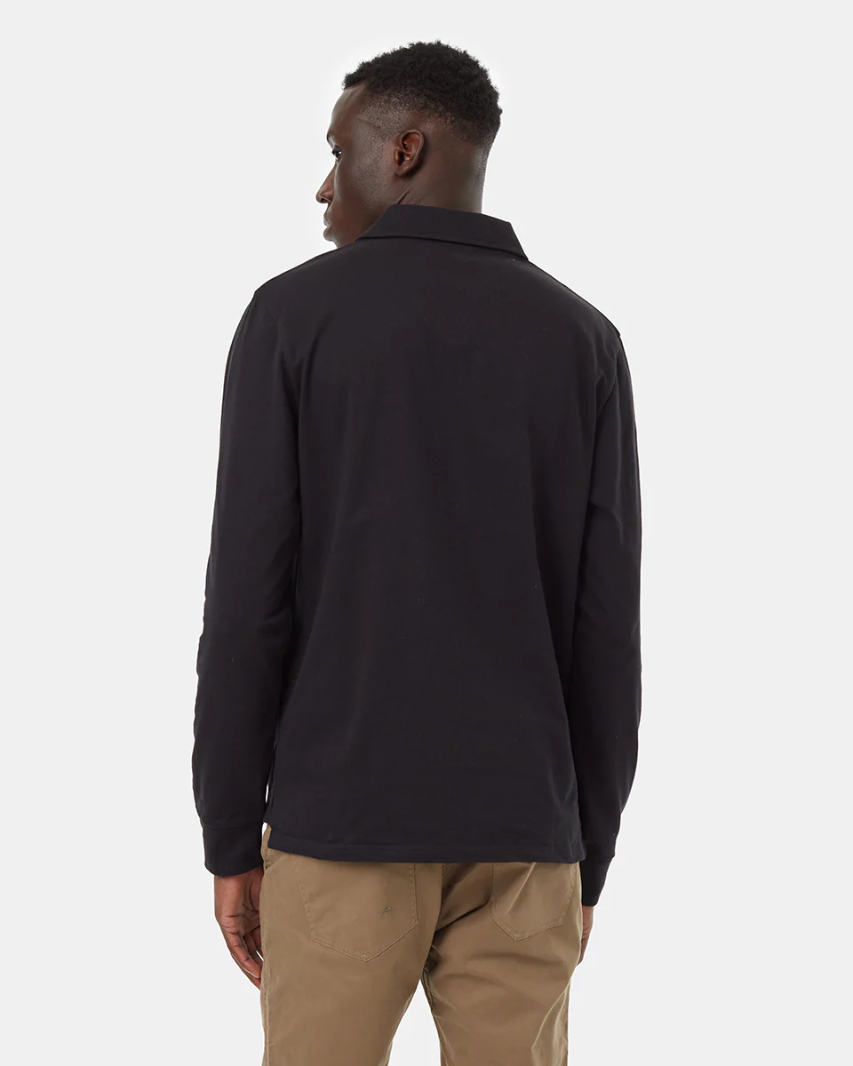 Recycled Cotton Polo Longsleeve - Image 4