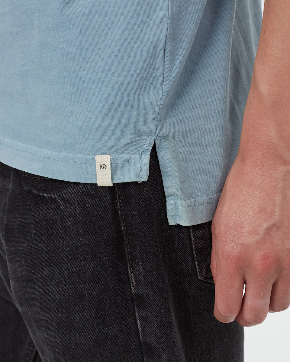 Regenerative Cotton Step Hem T-Shirt - Image 5